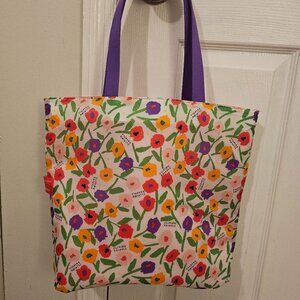 Clinique x Donald Pink & Floral Tote Bag